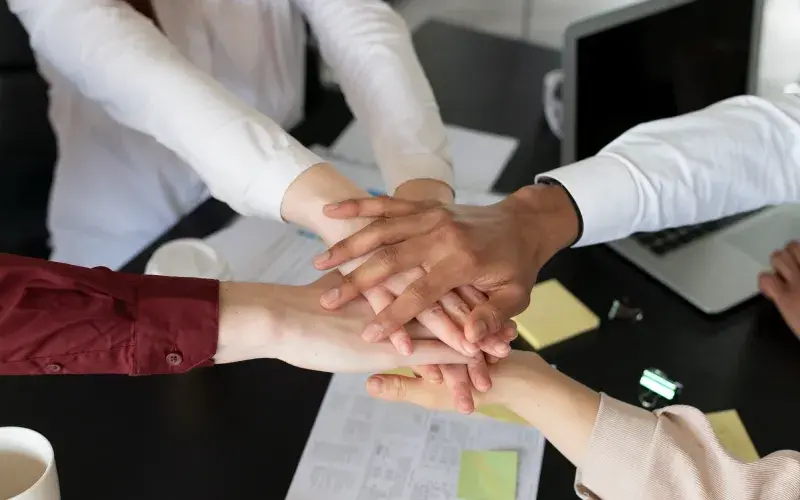 Software Project Team Working Together.